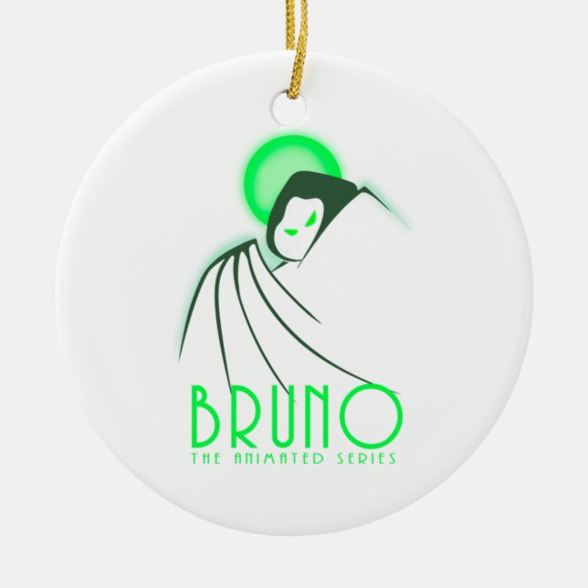 Bruno die animierte Serie Keramik Ornament (Vorne)