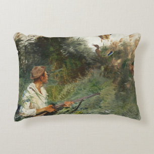 Bruno Liljefors - Jäger und Mallards Dekokissen