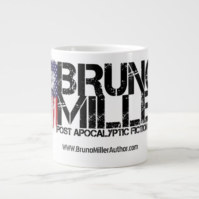 Bruno Miller-Logo-Tasse Jumbo-Tasse (Vorderseite)