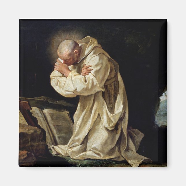 Bruno Praying in the Desert, 1763 Magnet (Vorne)