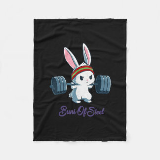 Bruns von Ness Rabbit Bunny Lover Gym Workout Funn Fleecedecke