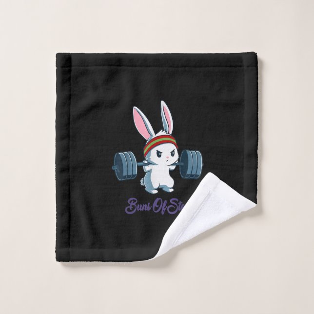 Bruns von Ness Rabbit Bunny Lover Gym Workout Funn Waschlappen (Waschlappen)