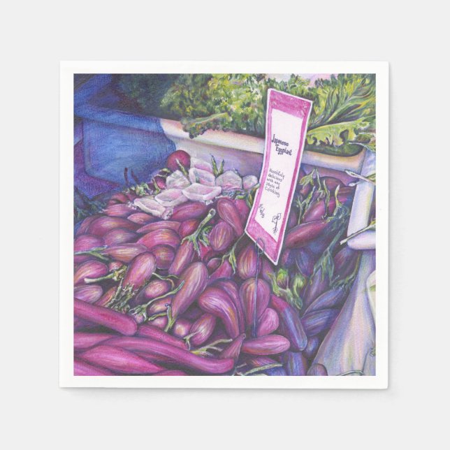 Brunst für die Whale-Suppe Serviette (Vorderseite)