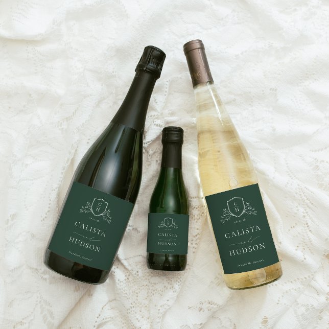 BRUNSWICK Green Monogram Wappen Wedding (Von Creator hochgeladen)