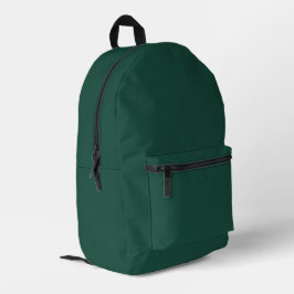 Brunswick Green Solid Color Bedruckter Rucksack