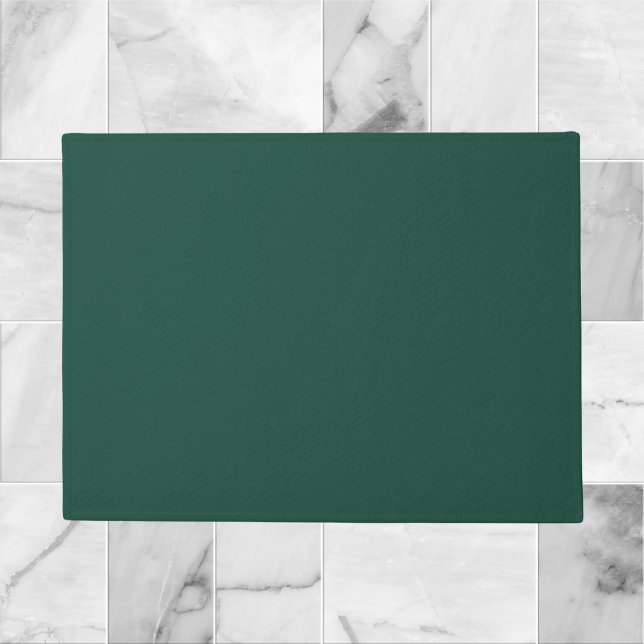 Brunswick Green Solid Color Fußmatte (Von Creator hochgeladen)