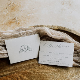 BRUNSWICK | Grüne Mahlzeit RSVP Karte