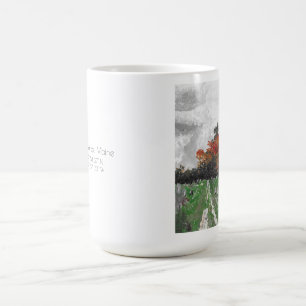 Brunswick Maine, Friedhof, große Kaffee-Tasse Kaffeetasse