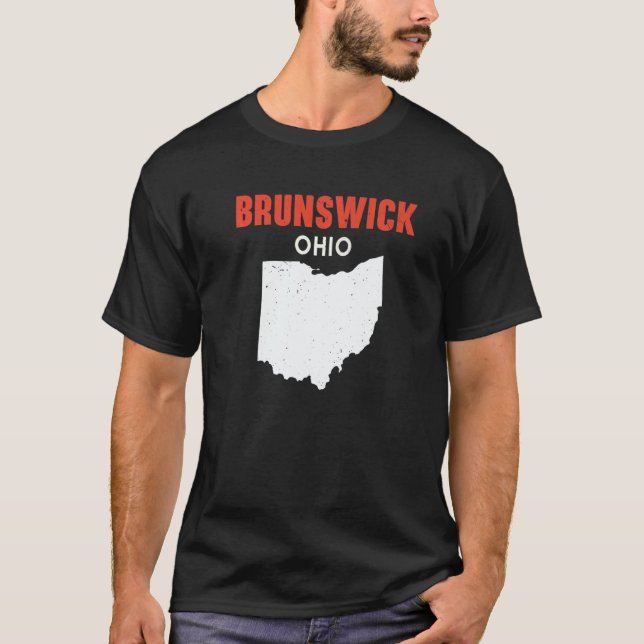 BRUNSWICK Ohio USA State America Travel Ohioan   T-Shirt (Vorderseite)
