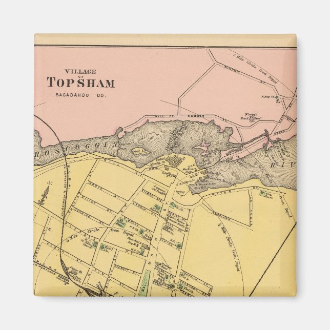 Brunswick, Topsham 2 Magnet (Vorne)