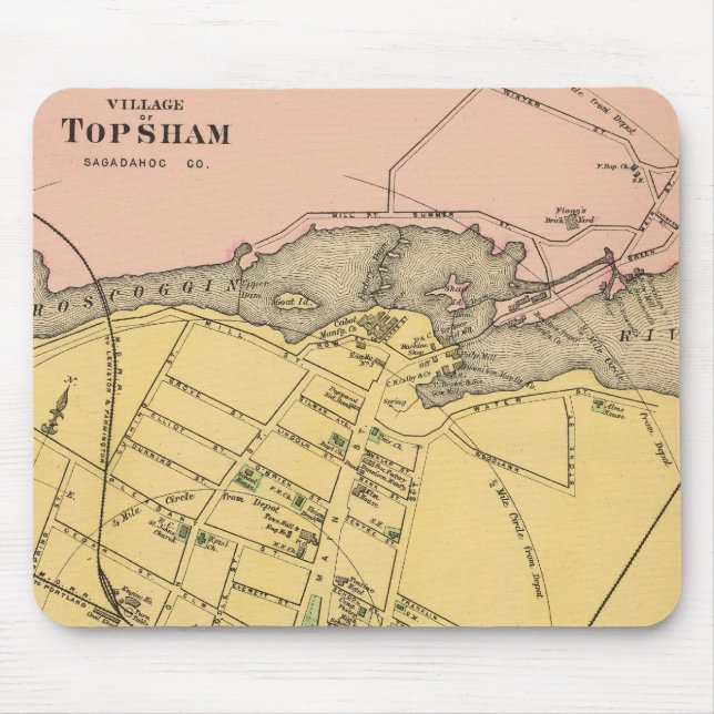 Brunswick, Topsham 2 Mousepad (Vorne)