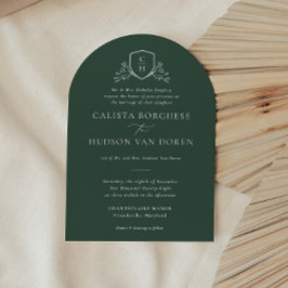 BRUNSWICK WAPPEN Green Wedding Einladung