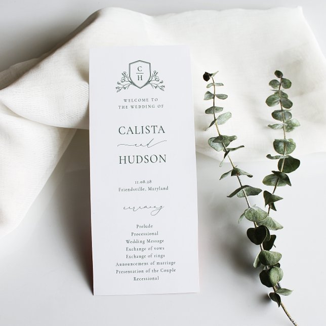 BRUNSWICK WAPPEN Wedding Programm (Von Creator hochgeladen)