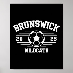 Brunswick Wildcats Fußball Byll 2025 Poster