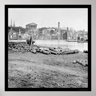 Brurned District and Hauptstadt in Richmond, VA 18 Poster