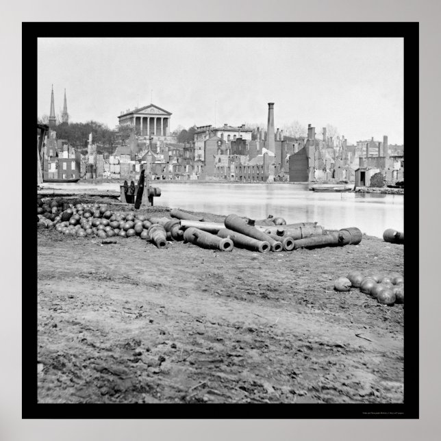 Brurned District and Hauptstadt in Richmond, VA 18 Poster (Vorne)