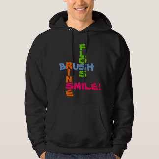 Brush Floss Rinse Smile Hoodie