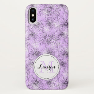 Brush Kirsche lilly floral lila iPhone Fall Case-Mate iPhone Hülle