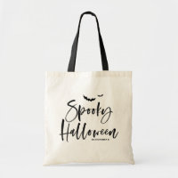 Brush Lettering Spooky Halloween Trick oder Treff