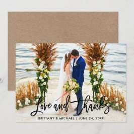 Brush Script | Hochzeitskarte und Liebe mit Kraft- Einladung