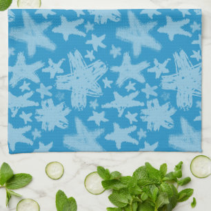 Brush Stars Muster Geschirrtuch