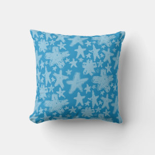 Brush Stars Muster Kissen