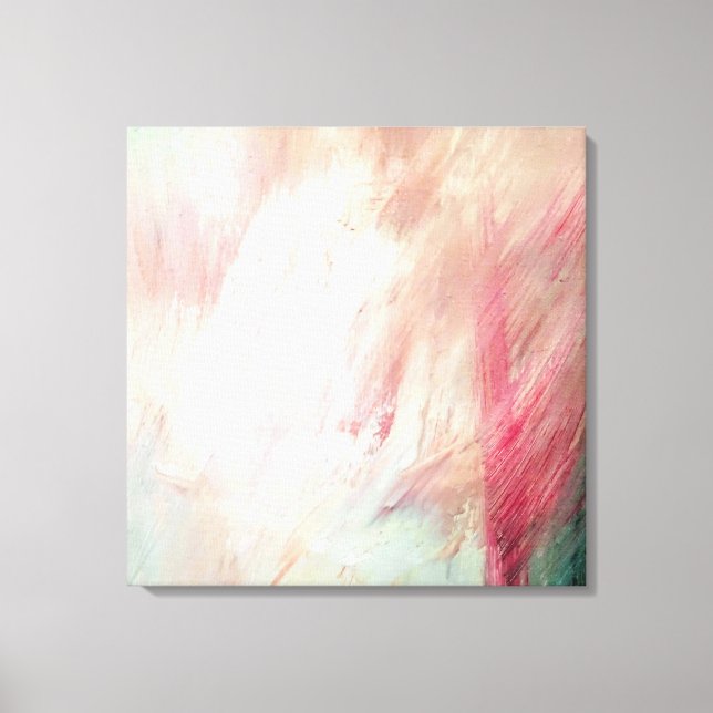 Brush Stroke Abstrakt Canvas Print Leinwanddruck (Vorderseite)