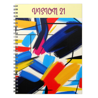 Brush Stroke Art Notebook Notizblock