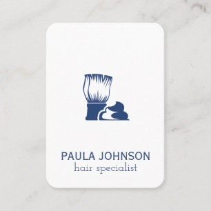 Brush und Rasiercreme Visitenkarte