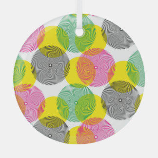 Brush Zigzags: Handgezeichnetes Muster Ornament Aus Glas