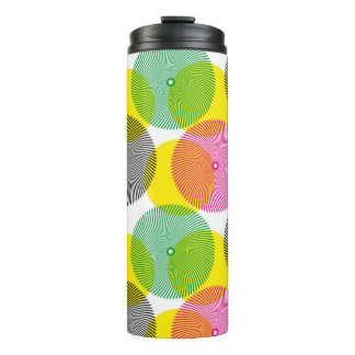 Brush Zigzags: Handgezeichnetes Muster Thermosbecher