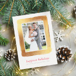 BRUSHED GOLD FRAME Modernes Foto, einfach minimal Feiertagskarte<br><div class="desc">von kat massard >>> kat@simplysweetPAPERIE.com << Send und extra besondere Nachricht mit Stil und Pizzazz in diesem Jahr... Personalisiert mit Ihren Details & Fotos werden sich meine modernen Urlaubsprodukte von den Grußfreuden abheben, die Ihre Freunde und Familie in dieser Saison erhalten werden, und ein besonderes Memento machen, das lange nach...</div>