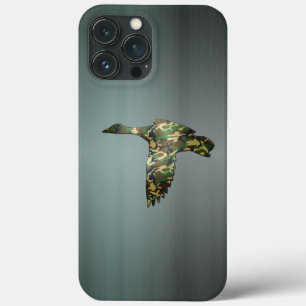 Brushed Gun Metal - Camouflage Mallard Duck in Fli Case-Mate iPhone Hülle