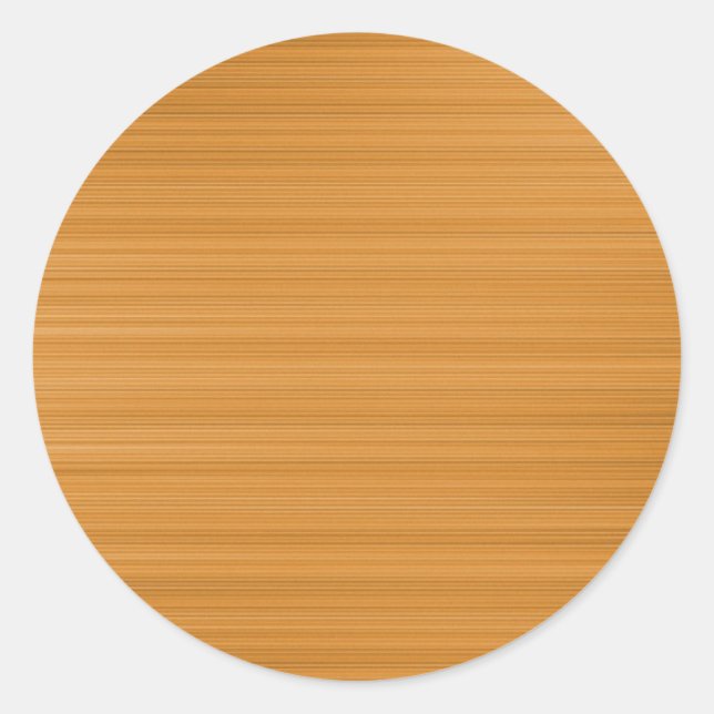 Brushed Ochre Tan Runder Aufkleber (Vorderseite)
