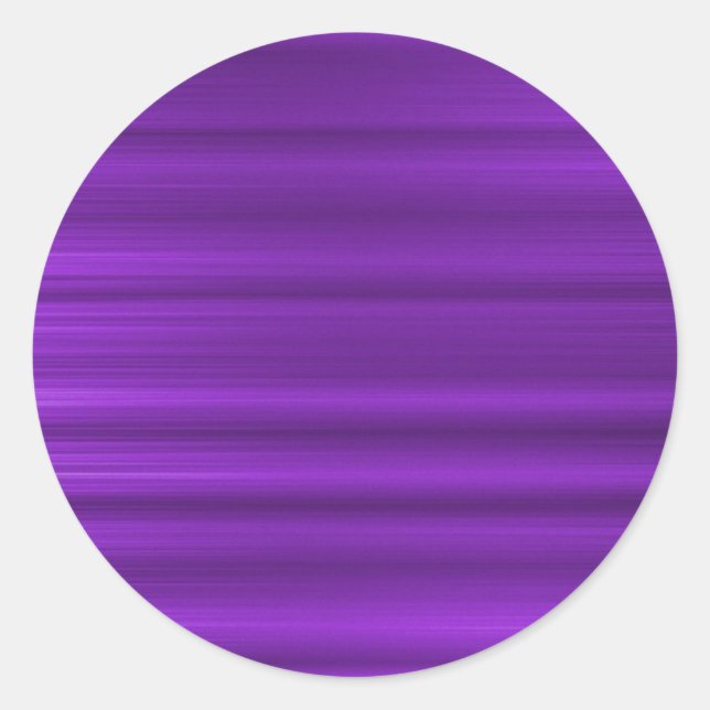 Brushed Violet Runder Aufkleber (Vorderseite)