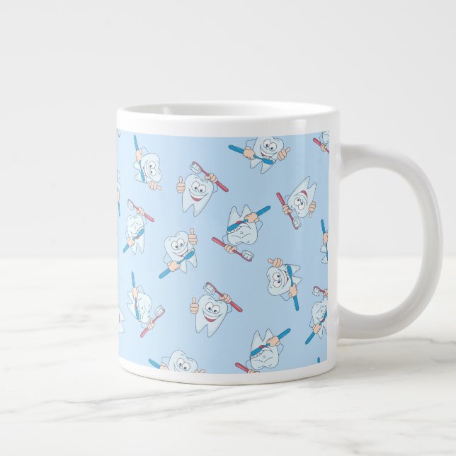Brushing Teeth Jumbo-Tasse (Rechts)