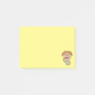 Brushing Teeth Post-it Klebezettel