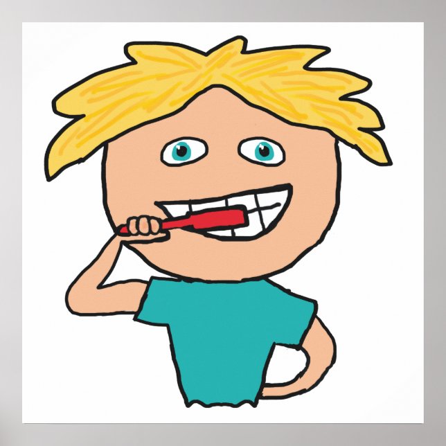 Brushing Teeth Poster (Vorne)