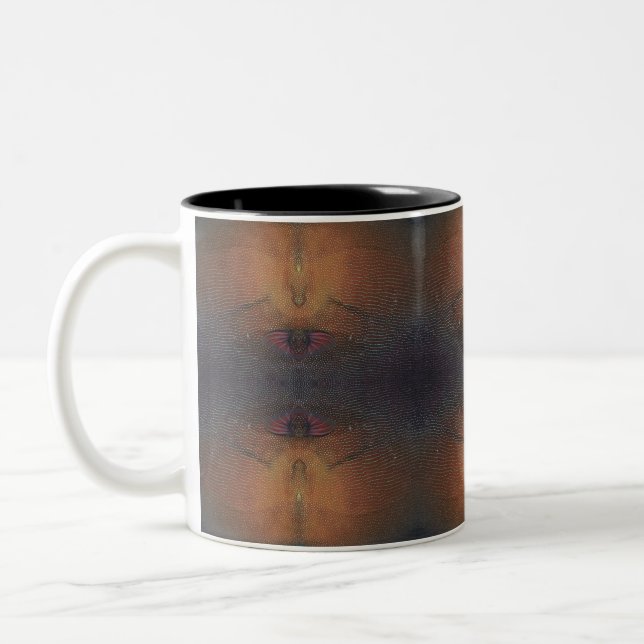 BrushOrange Zweifarbige Tasse (Links)