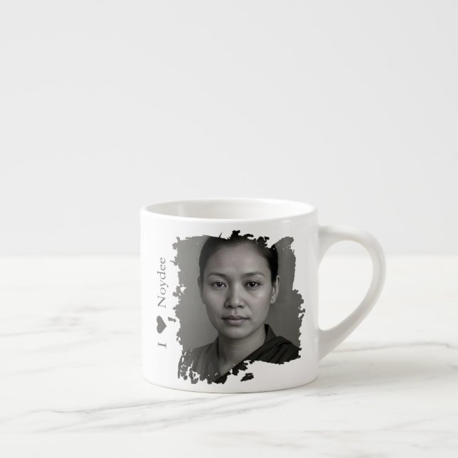 Brushstroke design for your image and text espressotasse (Rechts)