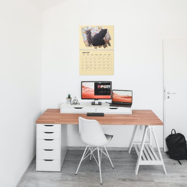 Brushstroke Opening Feline Masterpiece Photo Kalender (Von Creator hochgeladen)