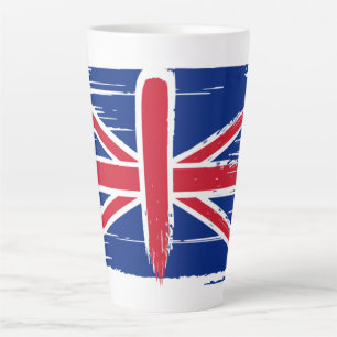 Brushstroke UK Union Jack Flag Milchtasse