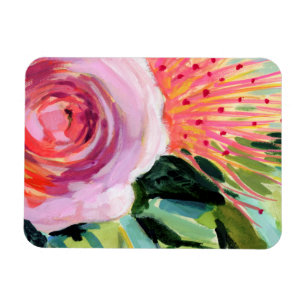 Brushy Floral I Magnet