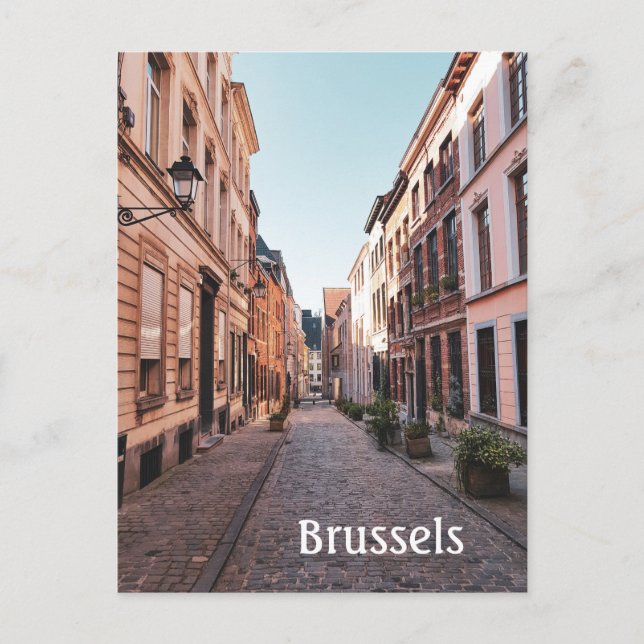 Brüssel Belgien Altstadt Foto Postcard Postkarte (Vorderseite)