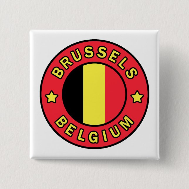 Brüssel Belgien Button (Vorderseite)