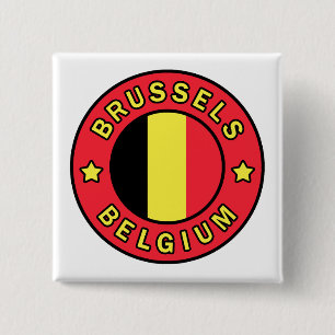 Brüssel Belgien Button