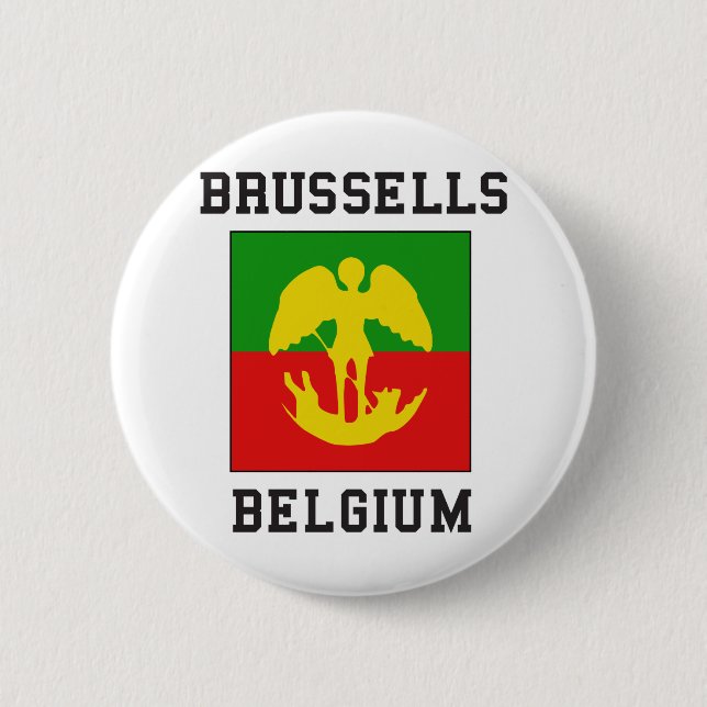Brüssel Belgien Button (Vorderseite)