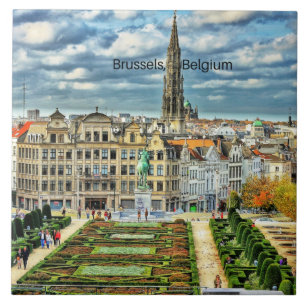 Brüssel, Belgien - City-Foto Fliese