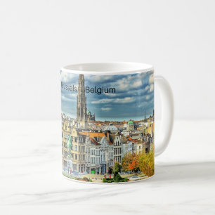 Brüssel, Belgien - City-Foto Kaffeetasse