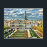 Brüssel, Belgien - City-Foto Postkarte<br><div class="desc">Brüssel, Belgien - Stadtbild</div>